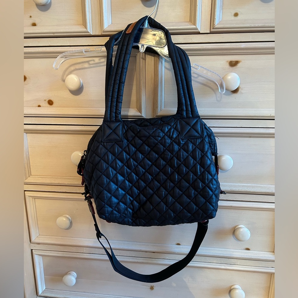 MZ WALLACE
Sutton Deluxe Medium Top-Handle Bag- Black